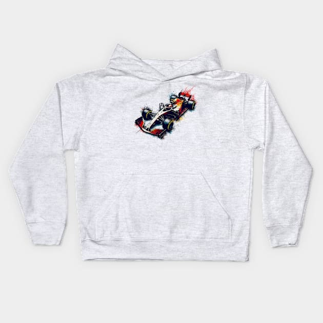 Formula 1 Kids Hoodie by Vehicles-Art